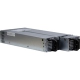 Inter-Tech ASPOWER R1A-KH0400 enhed til strømforsyning 400 W 20+4 pin ATX 1U Sølv, PC strømforsyning grå, 400 W, 100 - 240 V, 50 - 60 Hz, 6.3 A, 110 W, 18 A