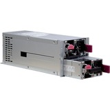 Inter-Tech ASPOWER R2A-DV0800-N enhed til strømforsyning 800 W 20+4 pin ATX 2U Sølv, PC strømforsyning grå, 800 W, 100 - 240 V, 50 - 60 Hz, 15 A, 150 W, 30 A