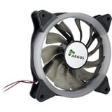 Inter-Tech Argus RS-051 RGB Computerkabinet Ventilator 12 cm Sort, Sag fan Sort, Ventilator, 12 cm, 900 rpm, 22 dB, 50,12 kubikfod/min., Sort