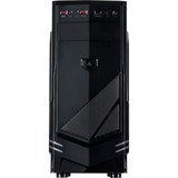 Inter-Tech B-30 Midi Tower Sort, Towerkabinet Sort, Midi Tower, PC, Sort, ATX, micro ATX, 15 cm, 35 cm