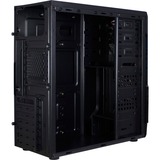 Inter-Tech B-30 Midi Tower Sort, Towerkabinet Sort, Midi Tower, PC, Sort, ATX, micro ATX, 15 cm, 35 cm