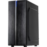 Inter-Tech B-48 Midi Tower Sort, Towerkabinet Sort, Midi Tower, PC, Sort, ATX, micro ATX, 15 cm, 35 cm