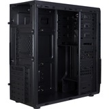 Inter-Tech B-48 Midi Tower Sort, Towerkabinet Sort, Midi Tower, PC, Sort, ATX, micro ATX, 15 cm, 35 cm