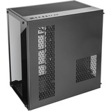 Inter-Tech C-701 Panorama Full Tower Sort, Towerkabinet Sort, Full Tower, PC, Sort, ATX, ITX, micro ATX, Metal, Hærdet glas, 13 cm