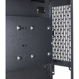 Inter-Tech C-701 Panorama Full Tower Sort, Towerkabinet Sort, Full Tower, PC, Sort, ATX, ITX, micro ATX, Metal, Hærdet glas, 13 cm