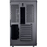 Inter-Tech C-701 Panorama Full Tower Sort, Towerkabinet Sort, Full Tower, PC, Sort, ATX, ITX, micro ATX, Metal, Hærdet glas, 13 cm