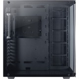 Inter-Tech C-701 Panorama Full Tower Sort, Towerkabinet Sort, Full Tower, PC, Sort, ATX, ITX, micro ATX, Metal, Hærdet glas, 13 cm