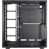 Inter-Tech C-701 Panorama Full Tower Sort, Towerkabinet Sort, Full Tower, PC, Sort, ATX, ITX, micro ATX, Metal, Hærdet glas, 13 cm