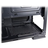 Inter-Tech F-762 Silencer Midi Tower Sort, Towerkabinet Sort, Midi Tower, PC, Sort, ATX, Spil, 15,5 cm