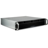 Inter-Tech IPC 2U-2404S Stativ Sort, Sølv, Server boliger Sort, Stativ, Server, Sort, Sølv, Mini-ITX, uATX, Stål, 2U