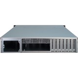 Inter-Tech IPC 2U-2406 Stativ Sort, Sølv, Server boliger Sort, Stativ, Server, Sort, Sølv, ATX, EATX, EEB, Mini-ITX, uATX, Stål, 2U
