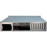 Inter-Tech IPC 2U-2412 Stativ Sort, Sølv, Server boliger Sort, Stativ, Server, Sort, Sølv, ATX, EATX, EEB, Mini-ATX, uATX, Metal, 2U