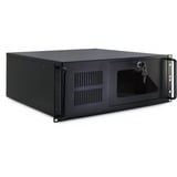 Inter-Tech IPC 4U-4088-S Stativ Sort, Server boliger Sort, Stativ, Server, Sort, ATX, micro ATX, uATX, Mini-ITX, Stål, 4U