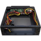 Inter-Tech ITX-603 Mini Tower Sort 60 W, HTPC sag Sort, Mini Tower, PC, Sort, Mini-ATX, Hjemme/kontor, CE, RoHS