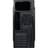 Inter-Tech IT-5905 Midi Tower Sort, Towerkabinet Sort, Midi Tower, PC, Sort, ATX, micro ATX, Hjemme/kontor, 35,5 cm