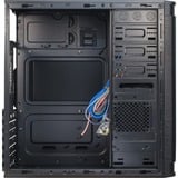 Inter-Tech IT-5905 Midi Tower Sort, Towerkabinet Sort, Midi Tower, PC, Sort, ATX, micro ATX, Hjemme/kontor, 35,5 cm