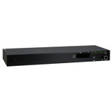 Inter-Tech SM-1688 strømforsyningsenhed (PDU) 8 AC stikkontakt(er) 1U Sort, Strømskinne Sort, Omskiftet, 1U, Vandret, Stål, Sort, LCD
