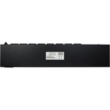 Inter-Tech SW-1681 strømforsyningsenhed (PDU) 8 AC stikkontakt(er) Sort, Strømskinne Sort, Omskiftet, Sort, LED, 8 AC stikkontakt(er), C13 forbinder, C20 forbinder