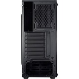 Inter-Tech T-11 Televen Tower Sort, Towerkabinet Sort, Tower, PC, Sort, ATX, ITX, micro ATX, 16,5 cm, 30,5 cm