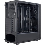 Inter-Tech T-11 Televen Tower Sort, Towerkabinet Sort, Tower, PC, Sort, ATX, ITX, micro ATX, 16,5 cm, 30,5 cm