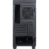 Inter-Tech X-608 Infinity Micro Tower, Towerkabinet Sort, Tower, PC, ITX, uATX, Glas, Spil, Blå, Grøn, Rød