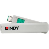 Lindy 40426 portblokering Portblokering + nøgle USB Type-C Grøn 5 stk, Sikkerhed Grøn, Portblokering + nøgle, USB Type-C, Grøn, 5 stk, 10 g
