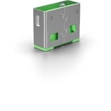Lindy 40461 portblokering USB Type-A Grøn Acrylonitrilbutadienstyren 10 stk, Beskyttelse mod tyveri Grøn, Portblokering, USB Type-A, Grøn, Acrylonitrilbutadienstyren, 10 stk, Polybag