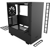 NZXT H510i Midi Tower Sort, Towerkabinet Sort, Midi Tower, PC, Sort, ATX, micro ATX, Mini-ATX, SGCC, Stål, Hærdet glas, 16,5 cm