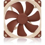 Noctua NF-A14 Computerkabinet Ventilator 14 cm Beige, Brun, Sag fan Ventilator, 14 cm, 300 rpm, 1500 rpm, 24,6 dB, 140,2 m³/t