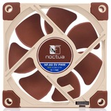 Noctua NF-A8 Computerkabinet Ventilator 8 cm Beige, Brun, Sag fan Ventilator, 8 cm, 450 rpm, 2200 rpm, 17,7 dB, 55,5 m³/t