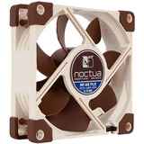 Noctua NF-A8 FLX Computerkølesystem Computerkabinet Ventilator 8 cm Beige, Brun, Sag fan Ventilator, 8 cm, 2000 rpm, 7,9 dB, 16,1 dB, 50,4 m³/t