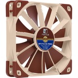 Noctua NF-F12 Computerkabinet Ventilator 12 cm Beige, Brun, Sag fan Ventilator, 12 cm, 300 rpm, 1500 rpm, 22,4 dB, 93,4 m³/t