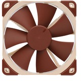 Noctua NF-F12 Computerkabinet Ventilator 12 cm Beige, Brun, Sag fan Ventilator, 12 cm, 300 rpm, 1500 rpm, 22,4 dB, 93,4 m³/t