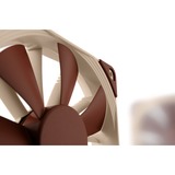 Noctua NF-F12 Computerkabinet Ventilator 12 cm Beige, Brun, Sag fan Ventilator, 12 cm, 300 rpm, 1500 rpm, 22,4 dB, 93,4 m³/t