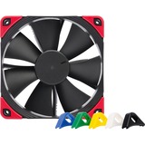 Noctua NF-F12 PWM chromax.black.swap Computerkabinet Ventilator 12 cm Sort, Sag fan Sort, Ventilator, 12 cm, 300 rpm, 1500 rpm, 93,4 m³/t, Sort