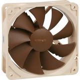 Noctua NF-P12 Processor Ventilator 12 cm Beige, Brun, Sag fan Ventilator, 12 cm, 900 rpm, 1300 rpm, 19,8 dB, 92,3 m³/t, Detail