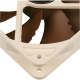 Noctua NF-P12 Processor Ventilator 12 cm Beige, Brun, Sag fan Ventilator, 12 cm, 900 rpm, 1300 rpm, 19,8 dB, 92,3 m³/t, Detail