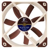 Noctua NF-S12A PWM Computerkølesystem Computerkabinet Ventilator 12 cm Beige, Brun, Sag fan Brown, Ventilator, 12 cm, 300 rpm, 1200 rpm, 17,8 dB, 107,5 m³/t