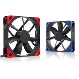 Noctua NF-S12A PWM chromax.black.swap Computerkabinet Ventilator 12 cm Sort 1 stk, Sag fan Sort, Ventilator, 12 cm, 300 rpm, 1200 rpm, 107,5 m³/t, Sort