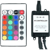Phobya LED-Flexlight RGB-Contr. / Remote Kabelstyringssæt, Modding Kabelstyringssæt, Sort, 1 stk
