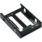 QNAP QDA-A2AR drevkabinet HDD/SSD kabinet Sort 2.5", Monteringsrammen Sort, HDD/SSD kabinet, 2.5", Serial ATA III, 6 Gbit/sek., Sort