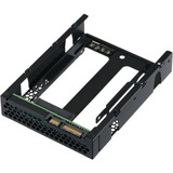 QNAP QDA-A2AR drevkabinet HDD/SSD kabinet Sort 2.5", Monteringsrammen Sort, HDD/SSD kabinet, 2.5", Serial ATA III, 6 Gbit/sek., Sort