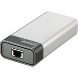 QNAP QNA-T310G1T interface-kort/adapter RJ-45, Netværkskort Thunderbolt 3, RJ-45, Hunstik, Sort, Sølv, Aktivitet, Link, Strøm, 10 Gbit/sek.