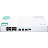 QNAP QSW-308-1C netværksswitch Ikke administreret Gigabit Ethernet (10/100/1000) Hvid Hvid, Ikke administreret, Gigabit Ethernet (10/100/1000)