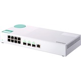 QNAP QSW-308-1C netværksswitch Ikke administreret Gigabit Ethernet (10/100/1000) Hvid Hvid, Ikke administreret, Gigabit Ethernet (10/100/1000)