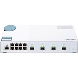 QNAP QSW-M408S netværksswitch Administreret L2 Gigabit Ethernet (10/100/1000) Hvid Hvid, Administreret, L2, Gigabit Ethernet (10/100/1000), Fuld duplex