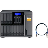 QNAP TL-D1600S drevkabinet HDD/SSD kabinet Sort, Grå 2.5/3.5", Drev kabinet Sort, HDD/SSD kabinet, 2.5/3.5", Serial ATA II, Serial ATA III, 6 Gbit/sek., Hot-swap, Sort, Grå