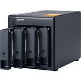 QNAP TL-D400S drevkabinet HDD/SSD kabinet Sort, Grå 2.5/3.5", Drev kabinet Sort, HDD/SSD kabinet, 2.5/3.5", Serial ATA II, Serial ATA III, 6 Gbit/sek., Hot-swap, Sort, Grå