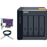 QNAP TL-D400S drevkabinet HDD/SSD kabinet Sort, Grå 2.5/3.5", Drev kabinet Sort, HDD/SSD kabinet, 2.5/3.5", Serial ATA II, Serial ATA III, 6 Gbit/sek., Hot-swap, Sort, Grå