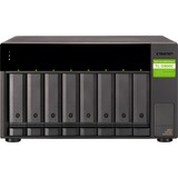 QNAP TL-D800C drevkabinet HDD/SSD kabinet Sort, Grå 2.5/3.5", Drev kabinet Sort, HDD/SSD kabinet, 2.5/3.5", Serial ATA II, Serial ATA III, 6 Gbit/sek., Hot-swap, Sort, Grå